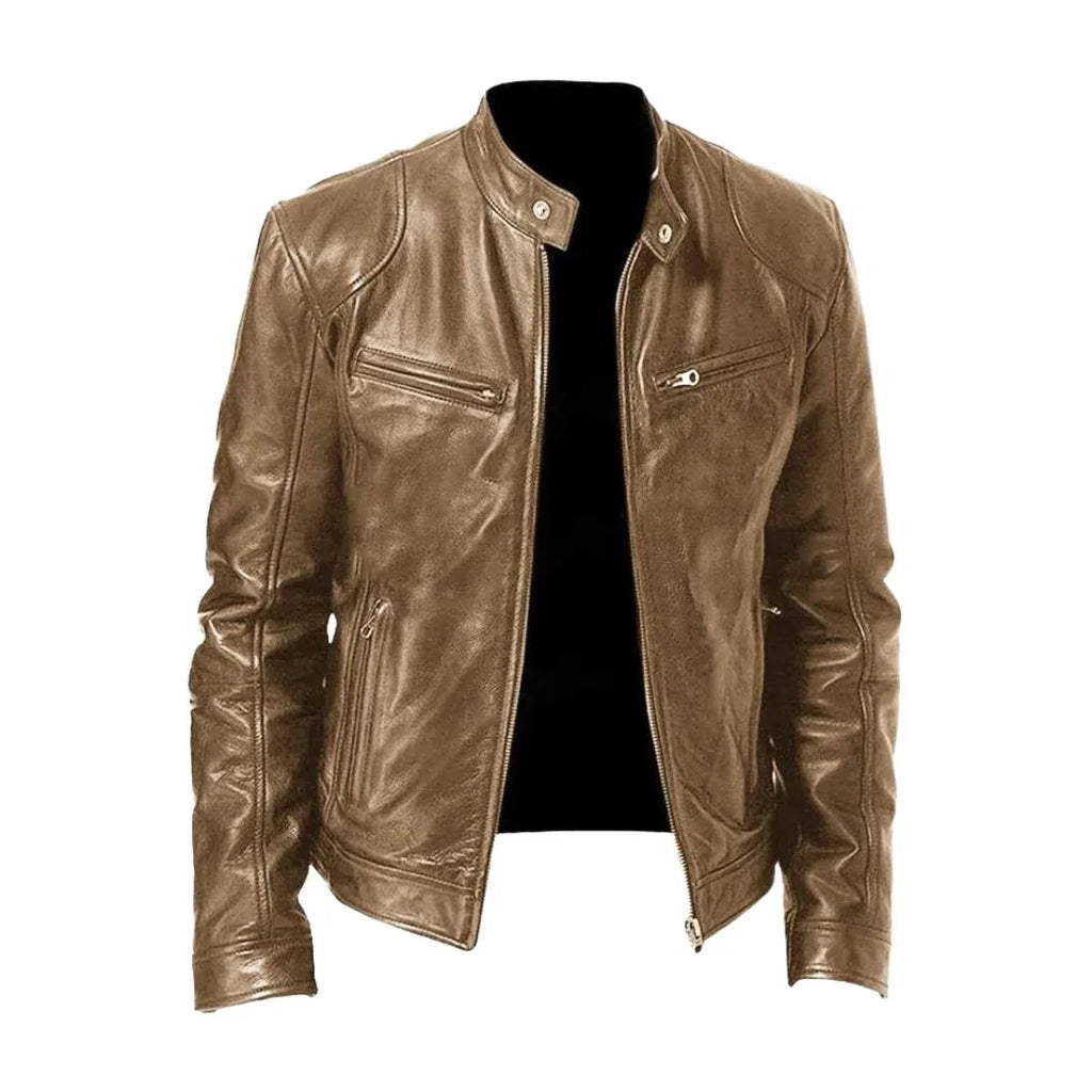 ROUSELL | CHAQUETA DE CUERO INFORMAL