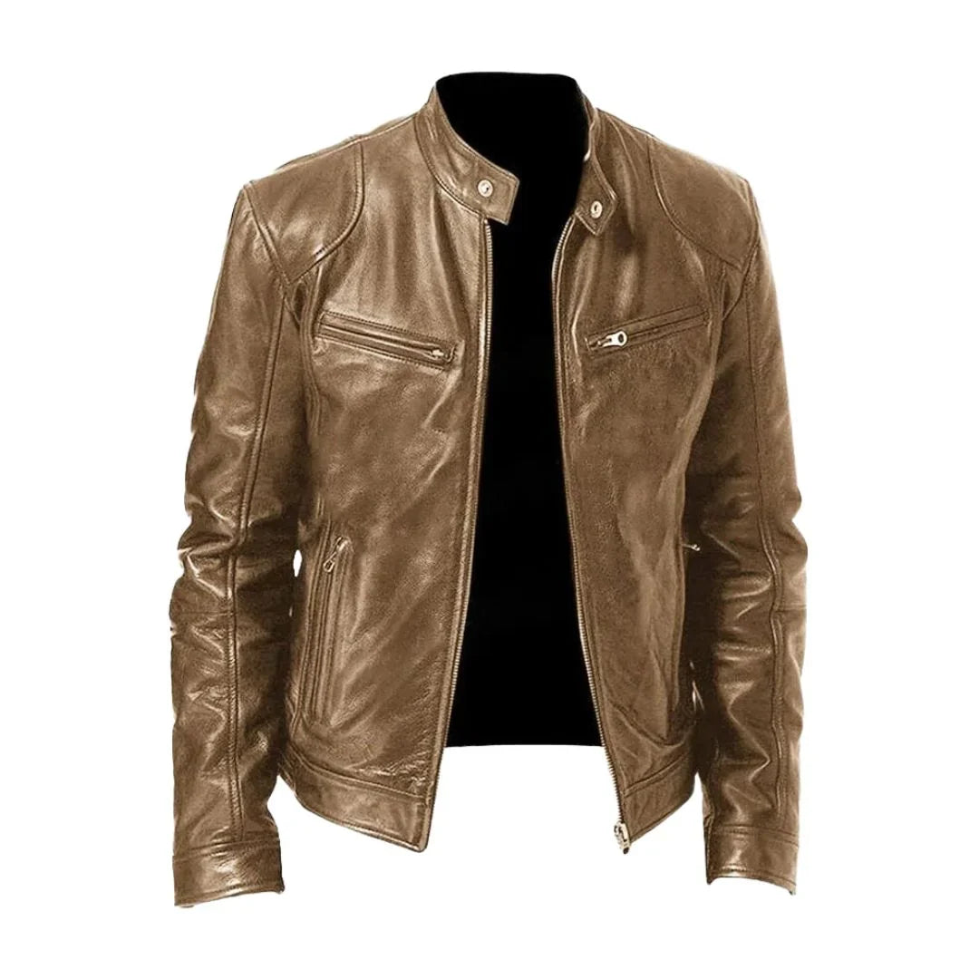 ROUSELL | CHAQUETA DE CUERO INFORMAL