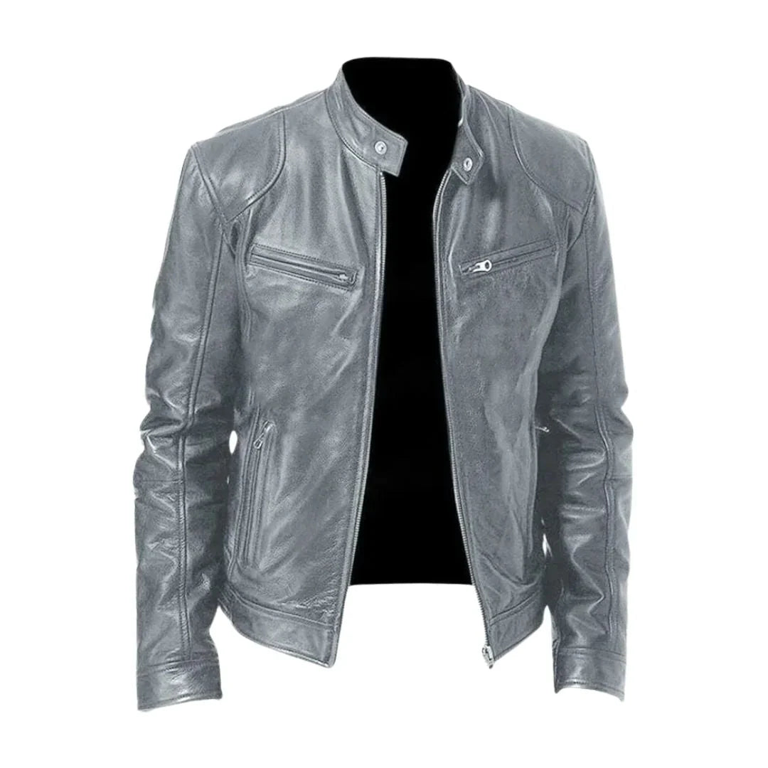 ROUSELL | CHAQUETA DE CUERO INFORMAL
