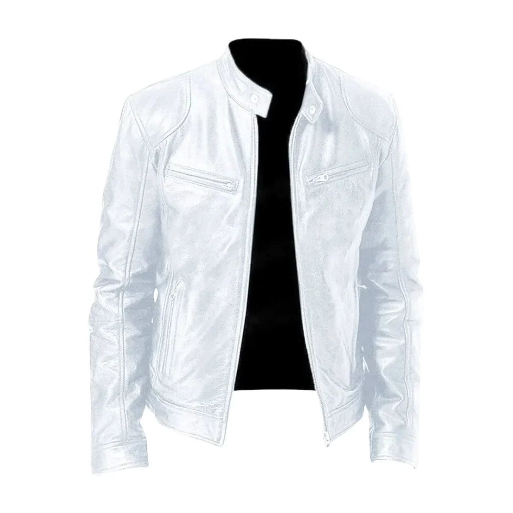 ROUSELL | CHAQUETA DE CUERO INFORMAL
