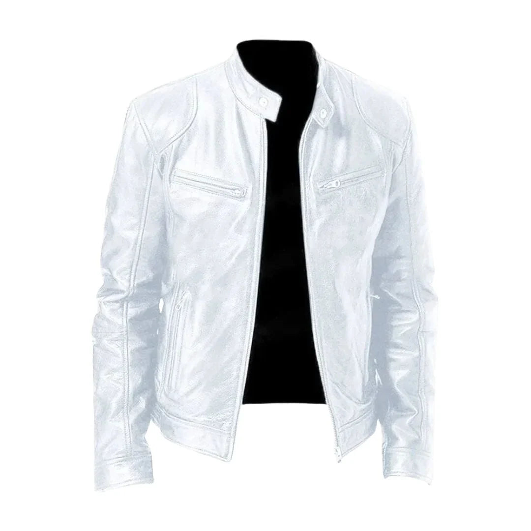 ROUSELL | CHAQUETA DE CUERO INFORMAL