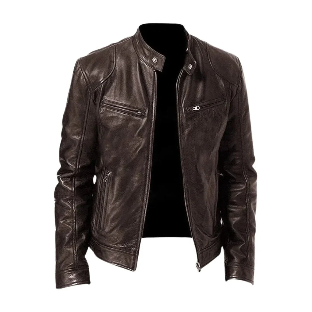 ROUSELL | CHAQUETA DE CUERO INFORMAL
