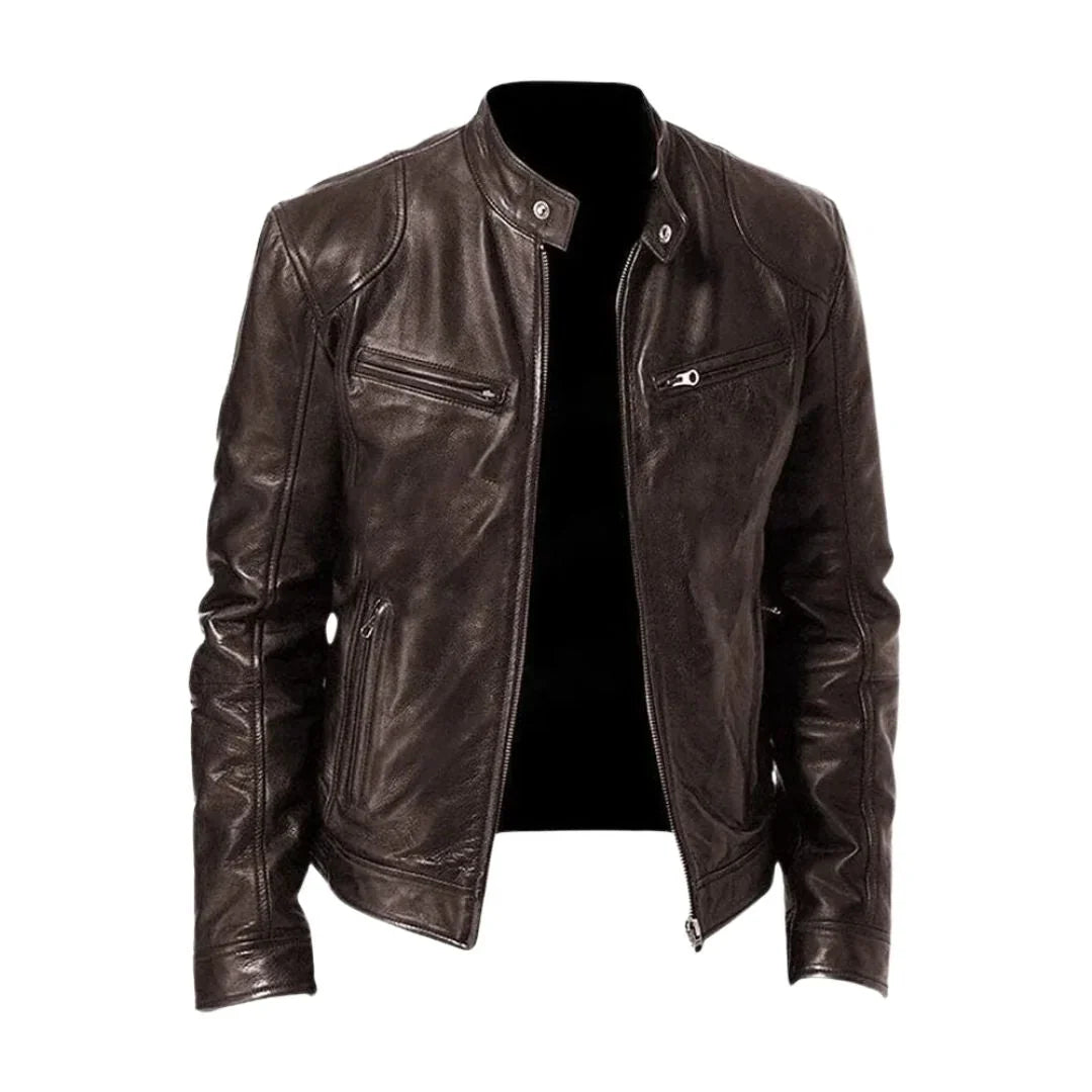 ROUSELL | CHAQUETA DE CUERO INFORMAL