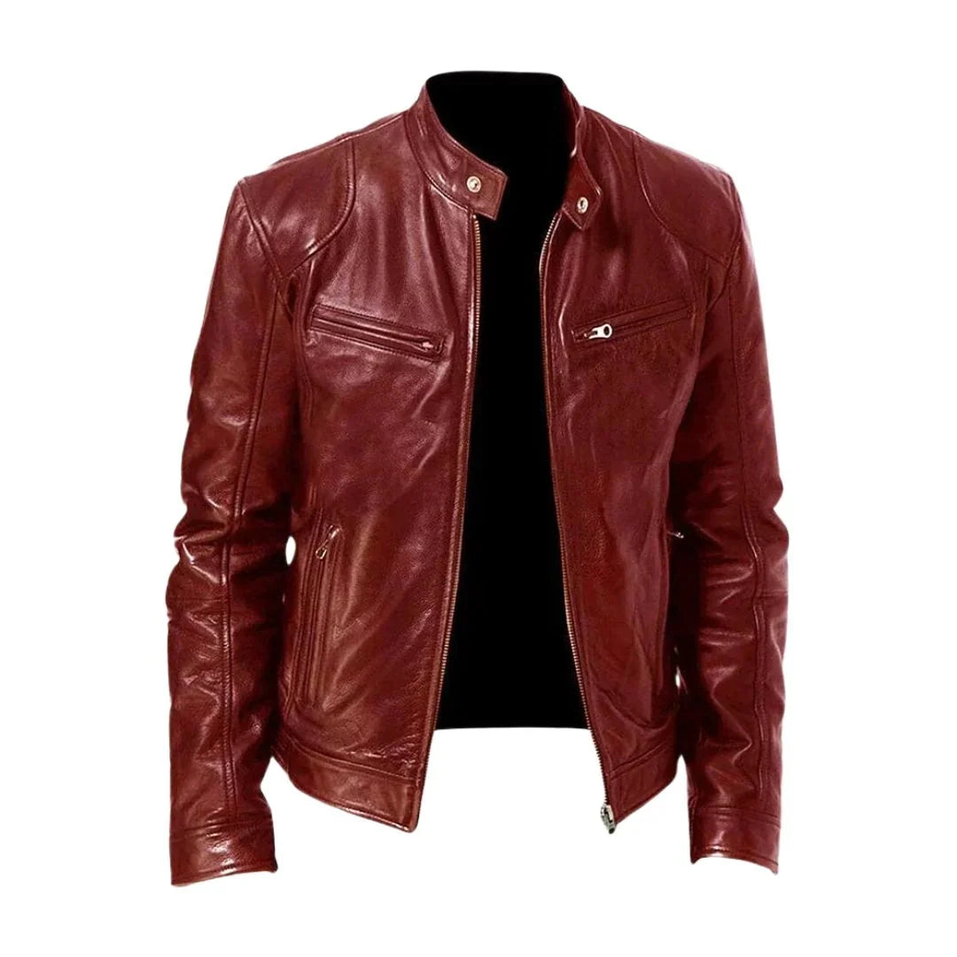 ROUSELL | CHAQUETA DE CUERO INFORMAL