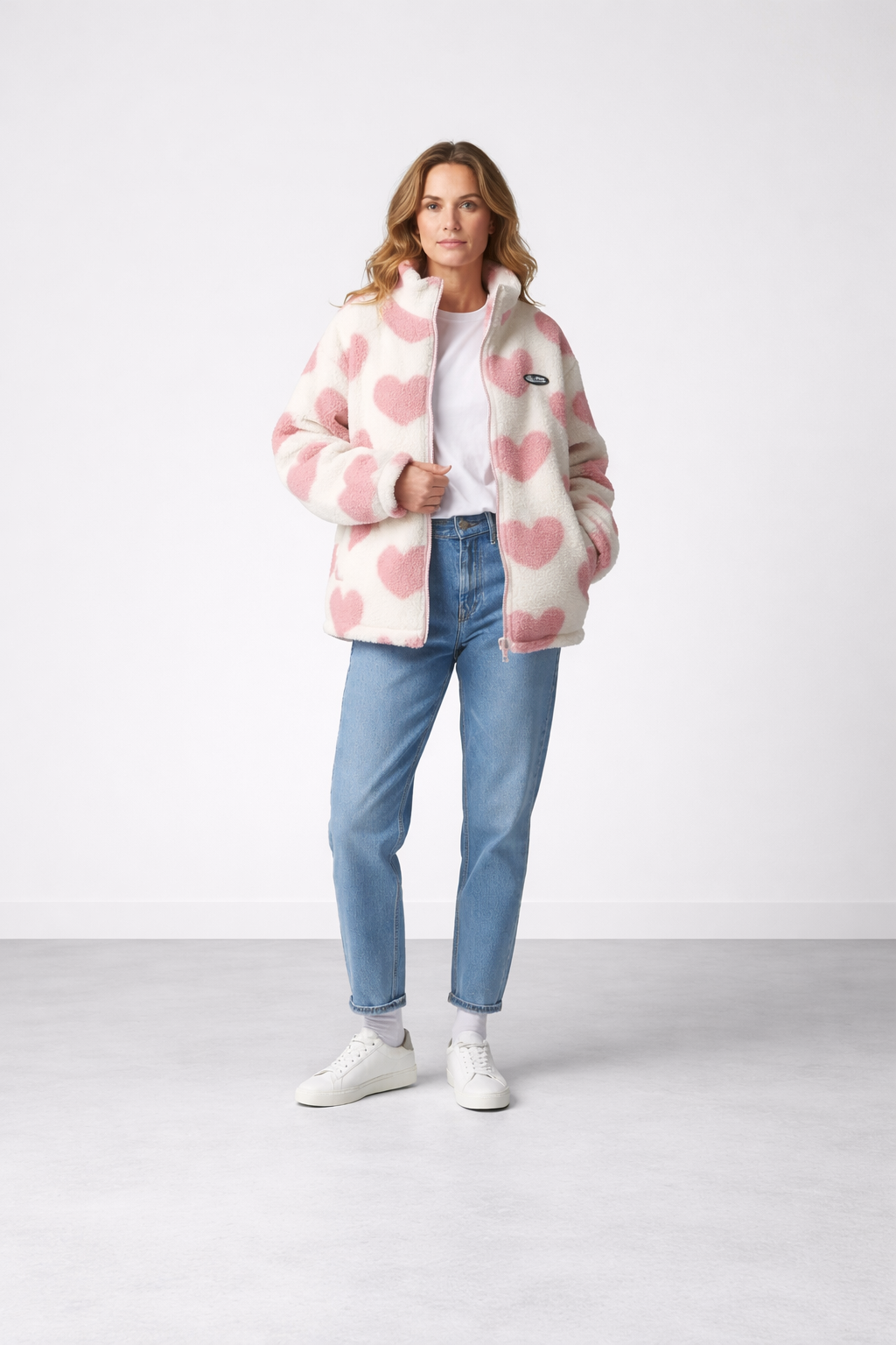 RUPERTA | CHAQUETA REVERSIBLE CON CORAZONES