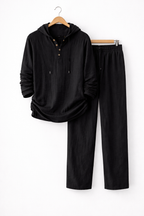 LUCA | CONJUNTO DE 2 PIEZAS DE SUDADERA Y PANTALÓN HOLGADOS PARA HOMBRE