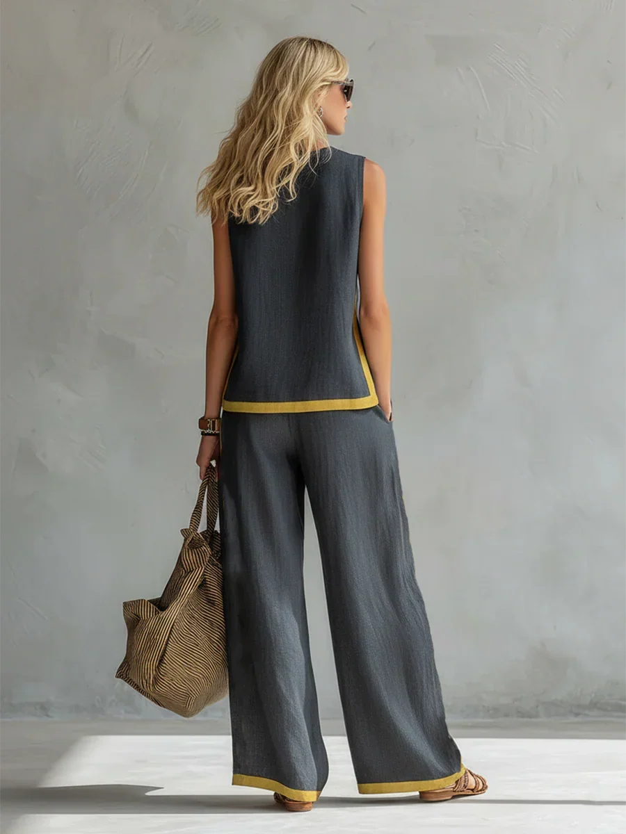 LEILA | CONJUNTO ELEGANTE DE DOS PIEZAS