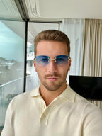 FABRIZIO | Gafas de sol azul cielo