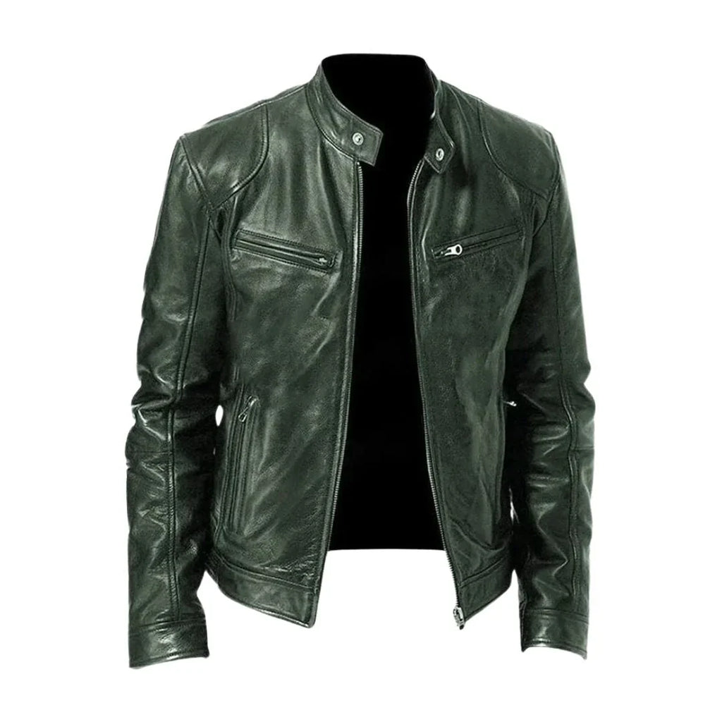 ROUSELL | CHAQUETA DE CUERO INFORMAL