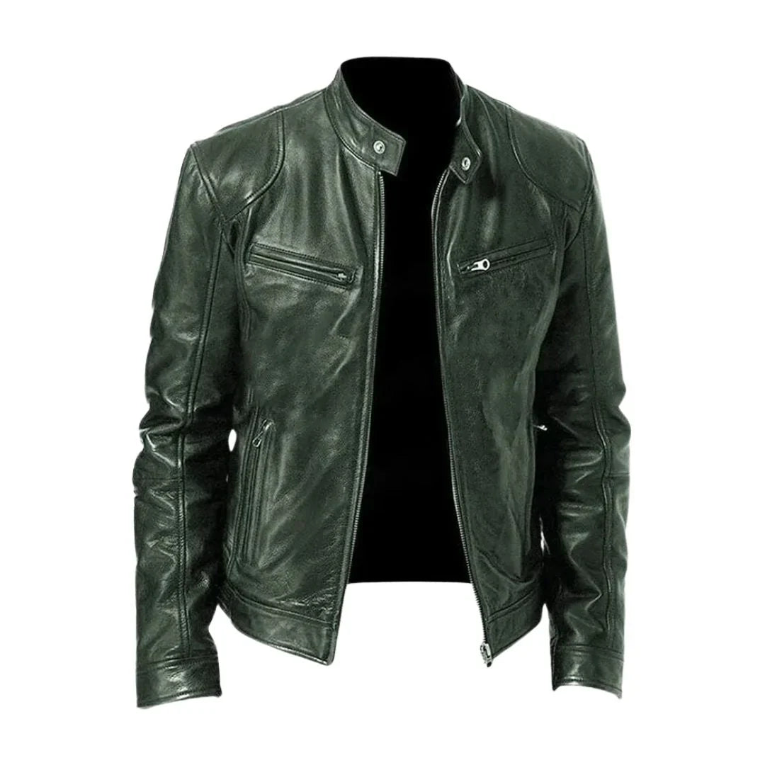 ROUSELL | CHAQUETA DE CUERO INFORMAL