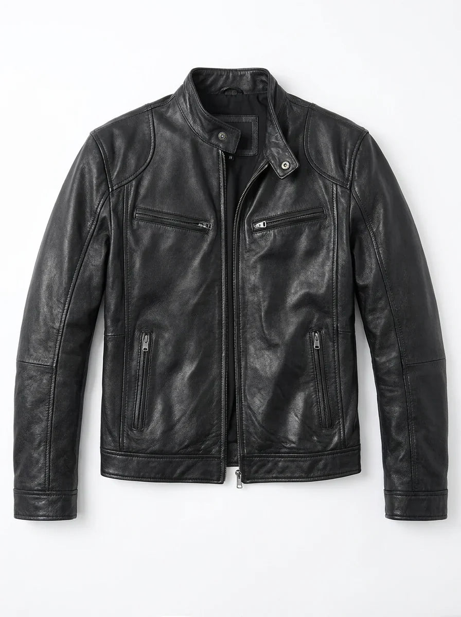 ROUSELL | CHAQUETA DE CUERO INFORMAL