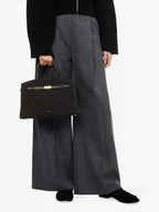 Amélisse - Elegante bolso de mano midi de piel