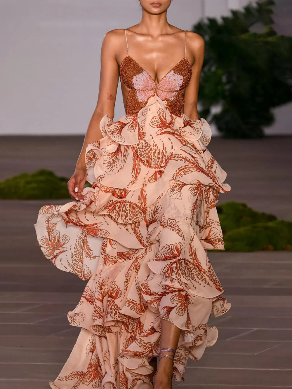 ADA | VESTIDO LARGO PAPILLON EXCLUSIVO