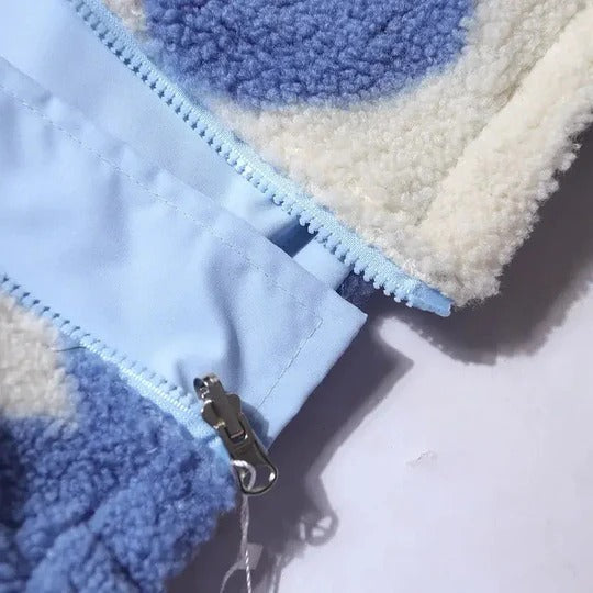 RUPERTA | CHAQUETA REVERSIBLE CON CORAZONES
