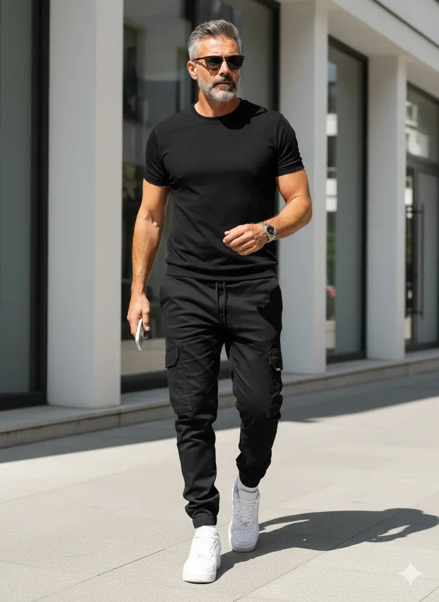 FRANK | PANTALONES CARGO ELASTICOS