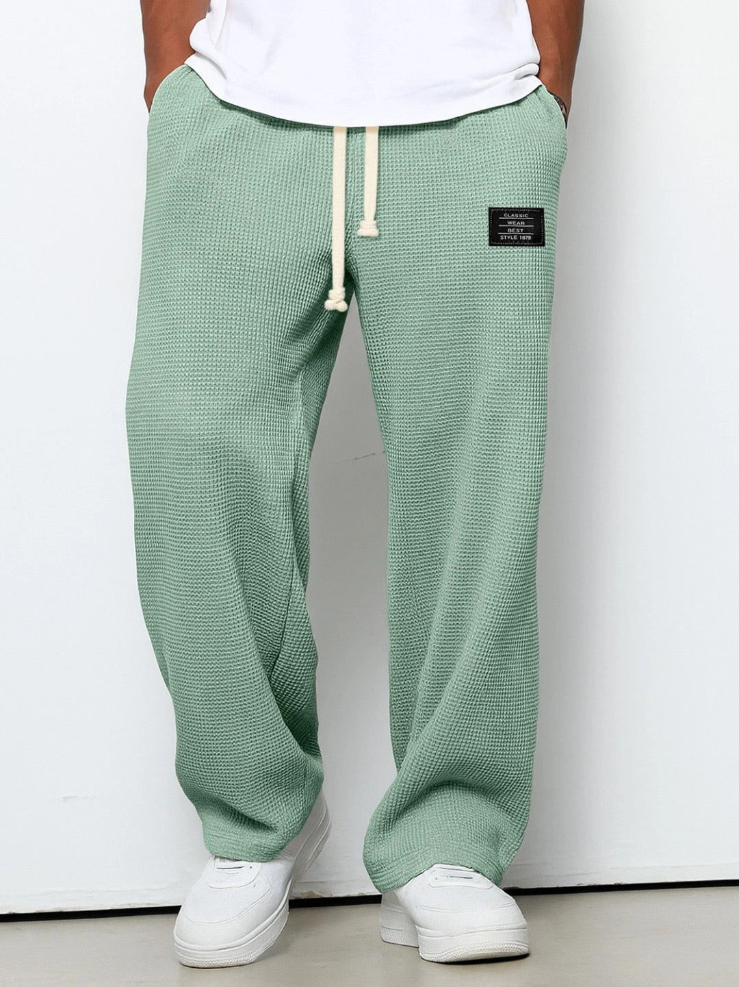 ALEJANDRO | PANTALÓN ANCHO CON CINTURILLA AJUSTABLE