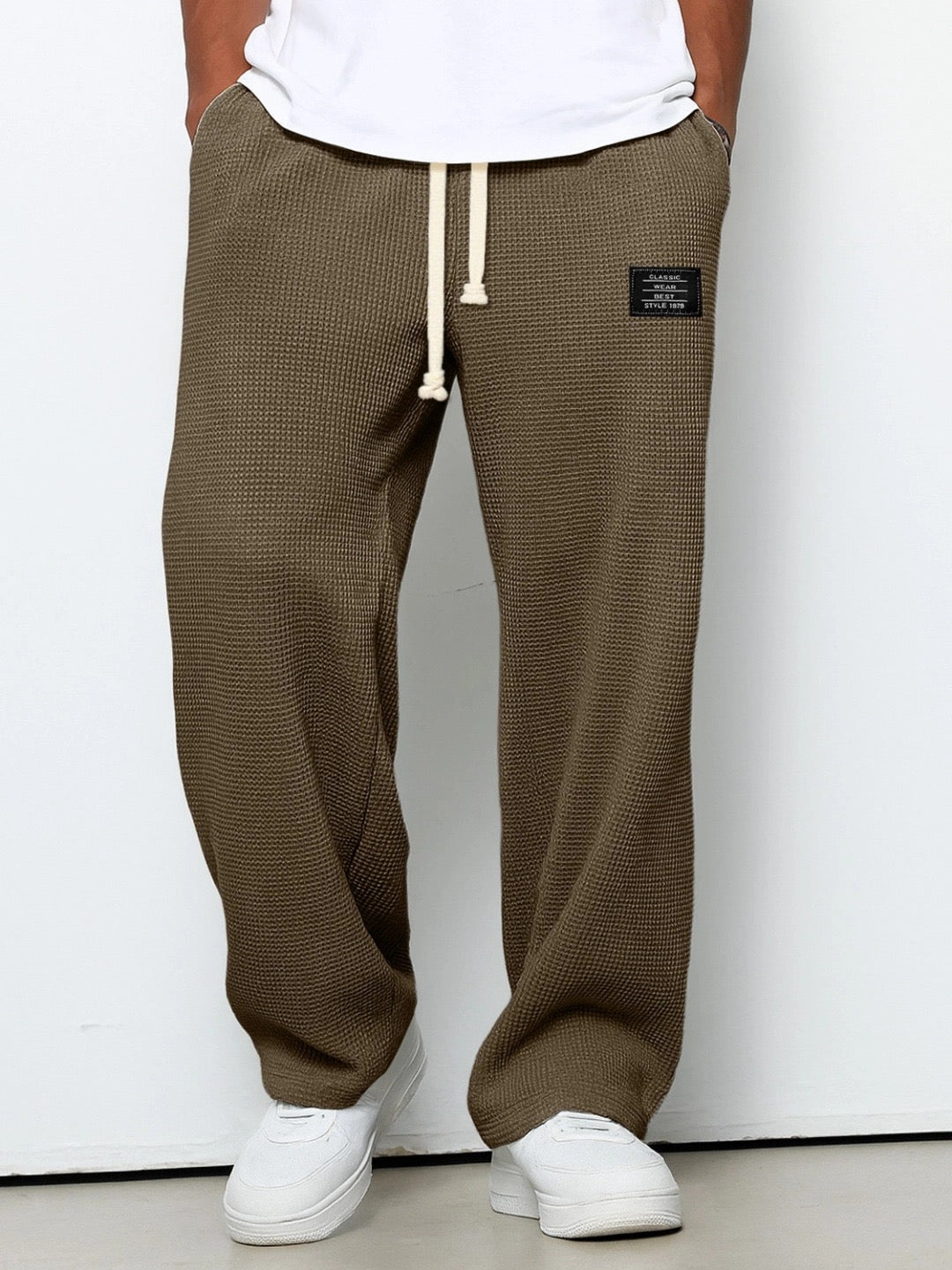 ALEJANDRO | PANTALÓN ANCHO CON CINTURILLA AJUSTABLE