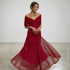 LUISA | ELEGANTE VESTIDO LARGO CON ESCOTE EN V QUE REALZA LA SILUETA