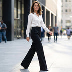 ELISA | PANTALÓN DE TRAJE DE TIRO ALTO
