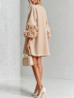 LOLA | MINIVESTIDO CON ESTAMPADO FLORAL Y CIERRE DE BOTONES