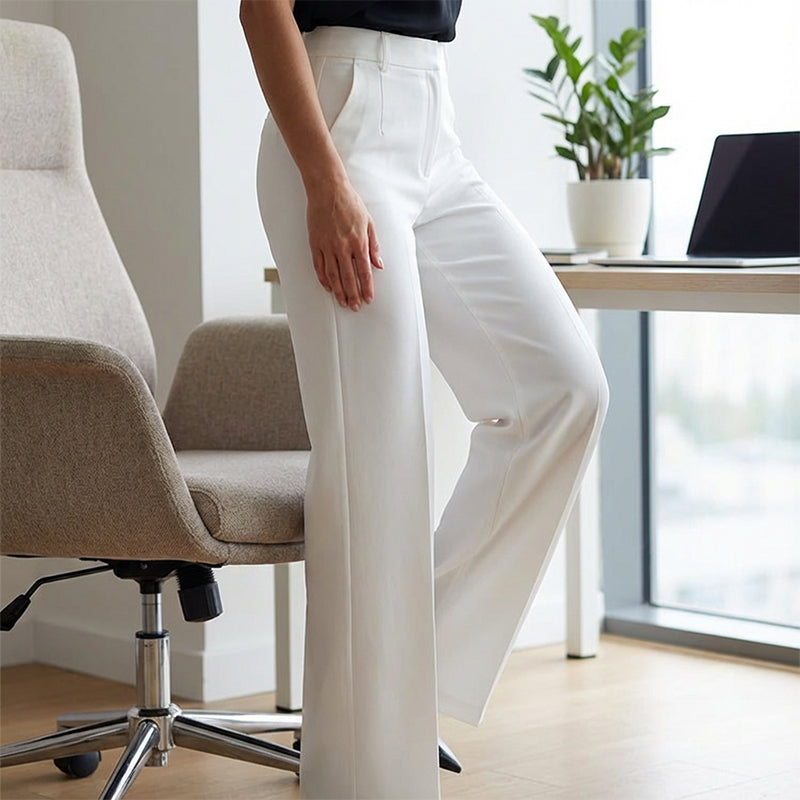 ELISA | PANTALÓN DE TRAJE DE TIRO ALTO