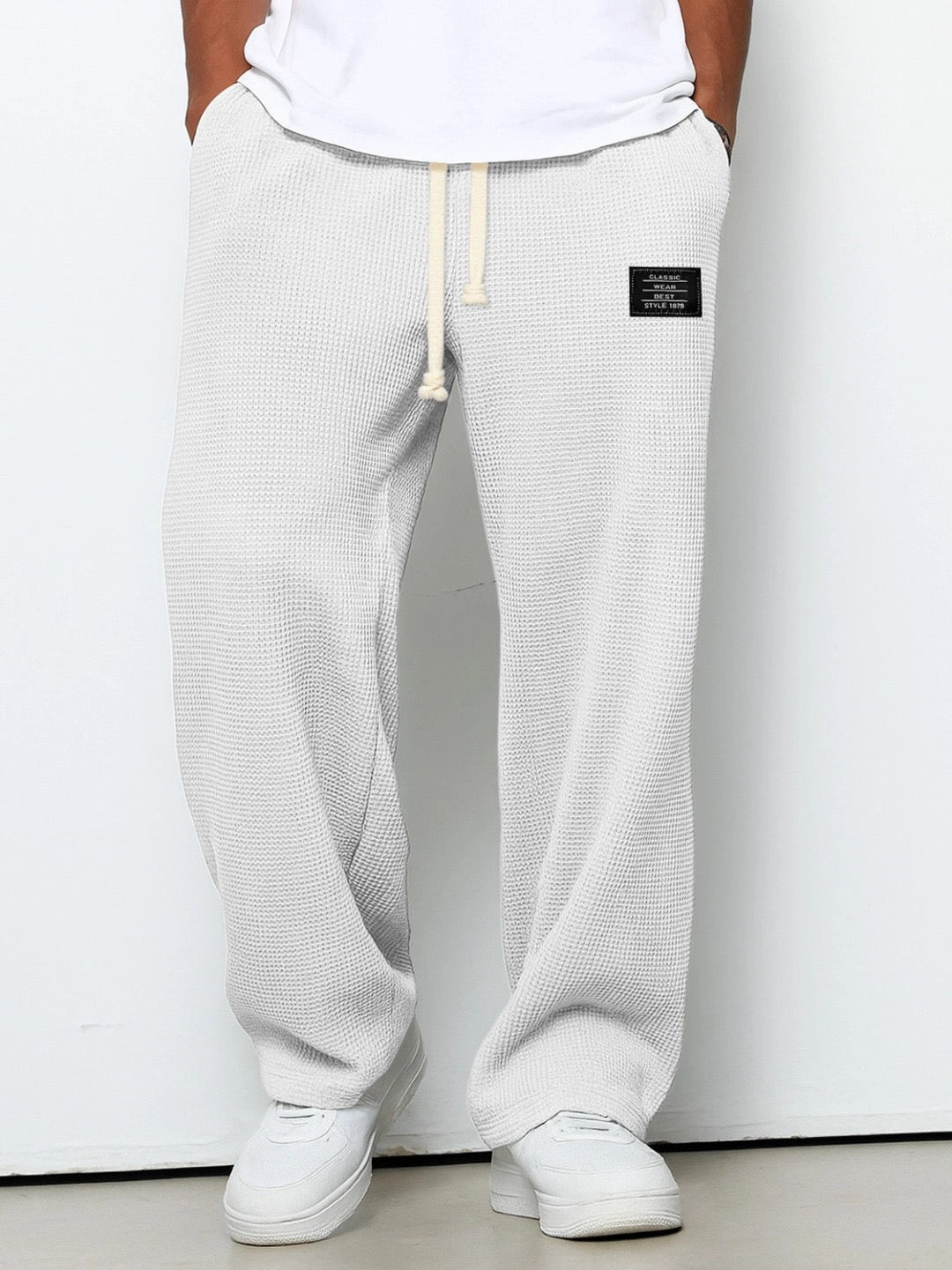 ALEJANDRO | PANTALÓN ANCHO CON CINTURILLA AJUSTABLE