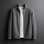HARVEY | CÁRDIGAN ELEGANTE DE LANA CON CREMALLERA