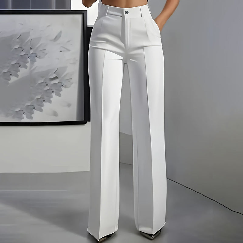 ELISA | PANTALÓN DE TRAJE DE TIRO ALTO