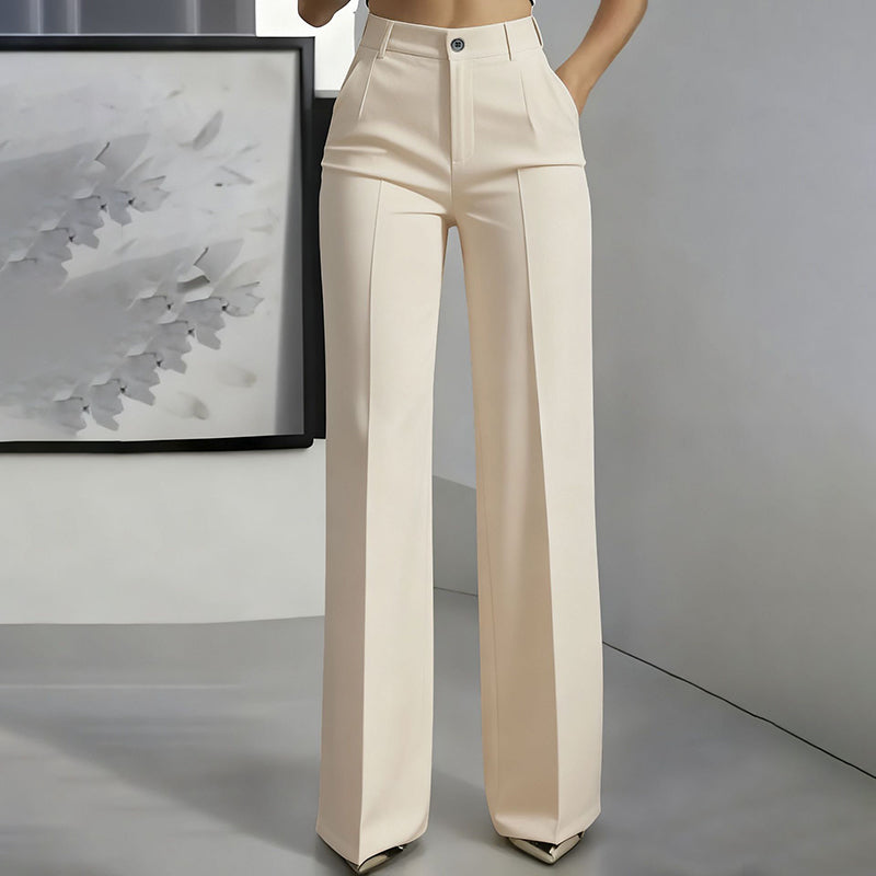 ELISA | PANTALÓN DE TRAJE DE TIRO ALTO