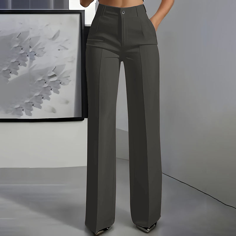 ELISA | PANTALÓN DE TRAJE DE TIRO ALTO