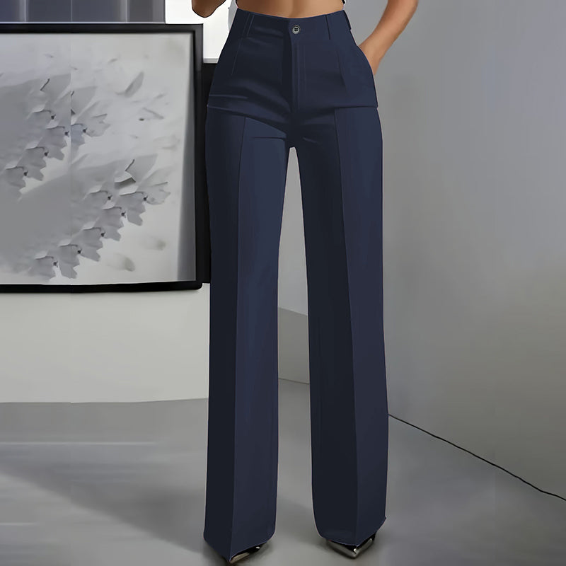 ELISA | PANTALÓN DE TRAJE DE TIRO ALTO