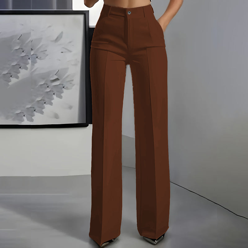 ELISA | PANTALÓN DE TRAJE DE TIRO ALTO
