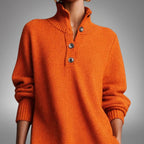 CONSTANCE | Vestido de punto suave con botones