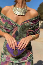 LUISA | ELEGANTE VESTIDO LARGO CON ESCOTE EN V QUE REALZA LA SILUETA