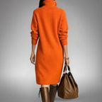 CONSTANCE | Vestido de punto suave con botones