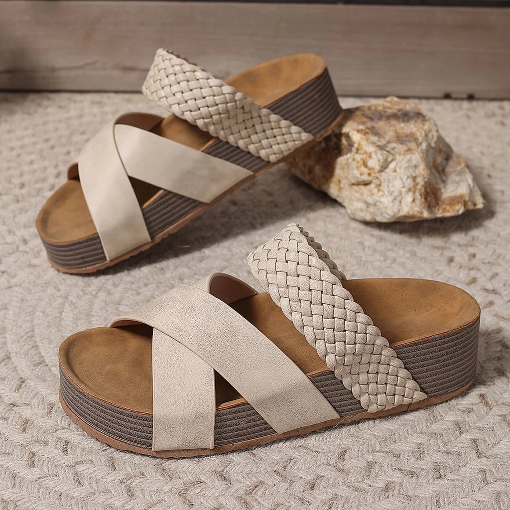 JADA | SANDALIAS ORTOPÉDICAS DE PIEL HECHAS DE MATERIAL DE ALTA CALIDAD