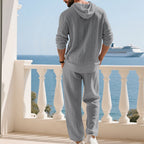 LUCA | CONJUNTO DE 2 PIEZAS DE SUDADERA Y PANTALÓN HOLGADOS PARA HOMBRE