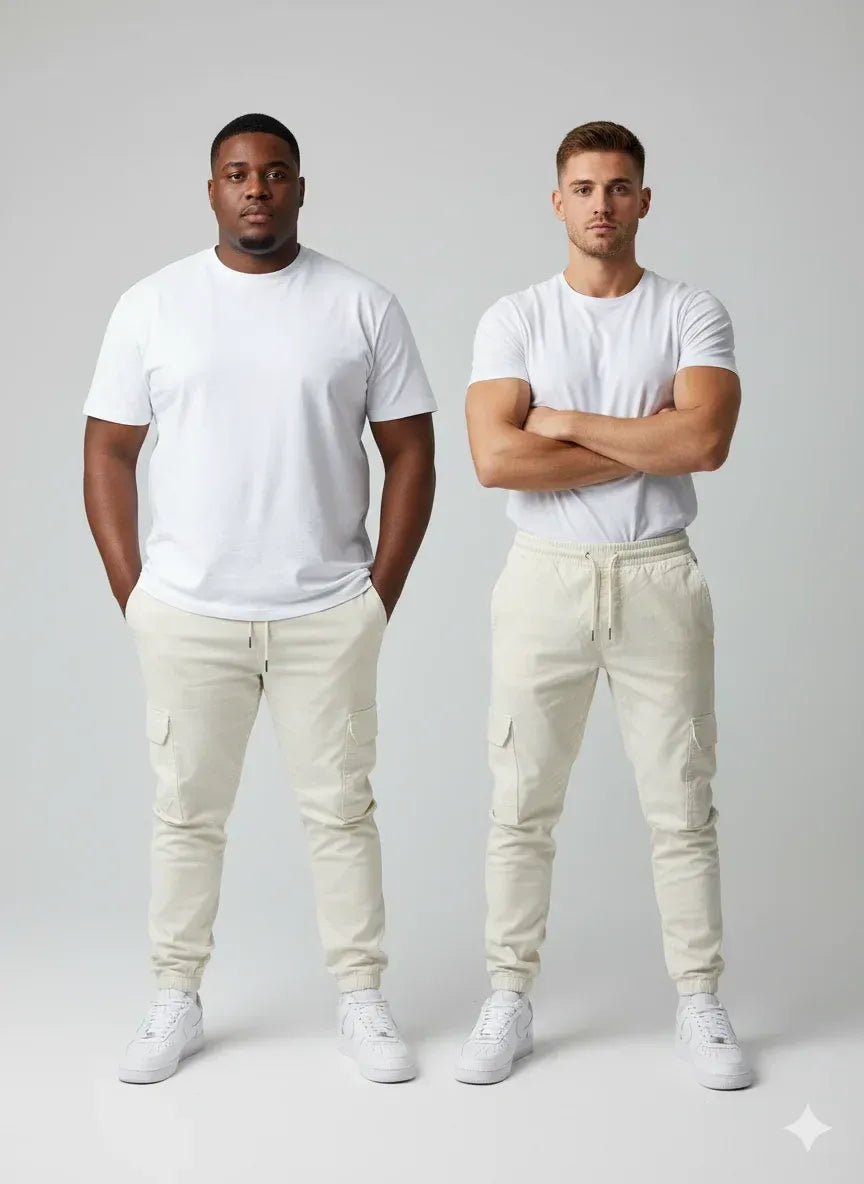 FRANK | PANTALONES CARGO ELASTICOS