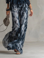 ÉLISE | CONJUNTO ELEGANTE Y LIGERO CON TOP FLUIDO Y PANTALÓN DE PIERNA ANCHA