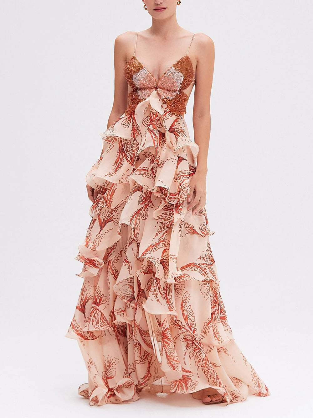ADA | VESTIDO LARGO PAPILLON EXCLUSIVO