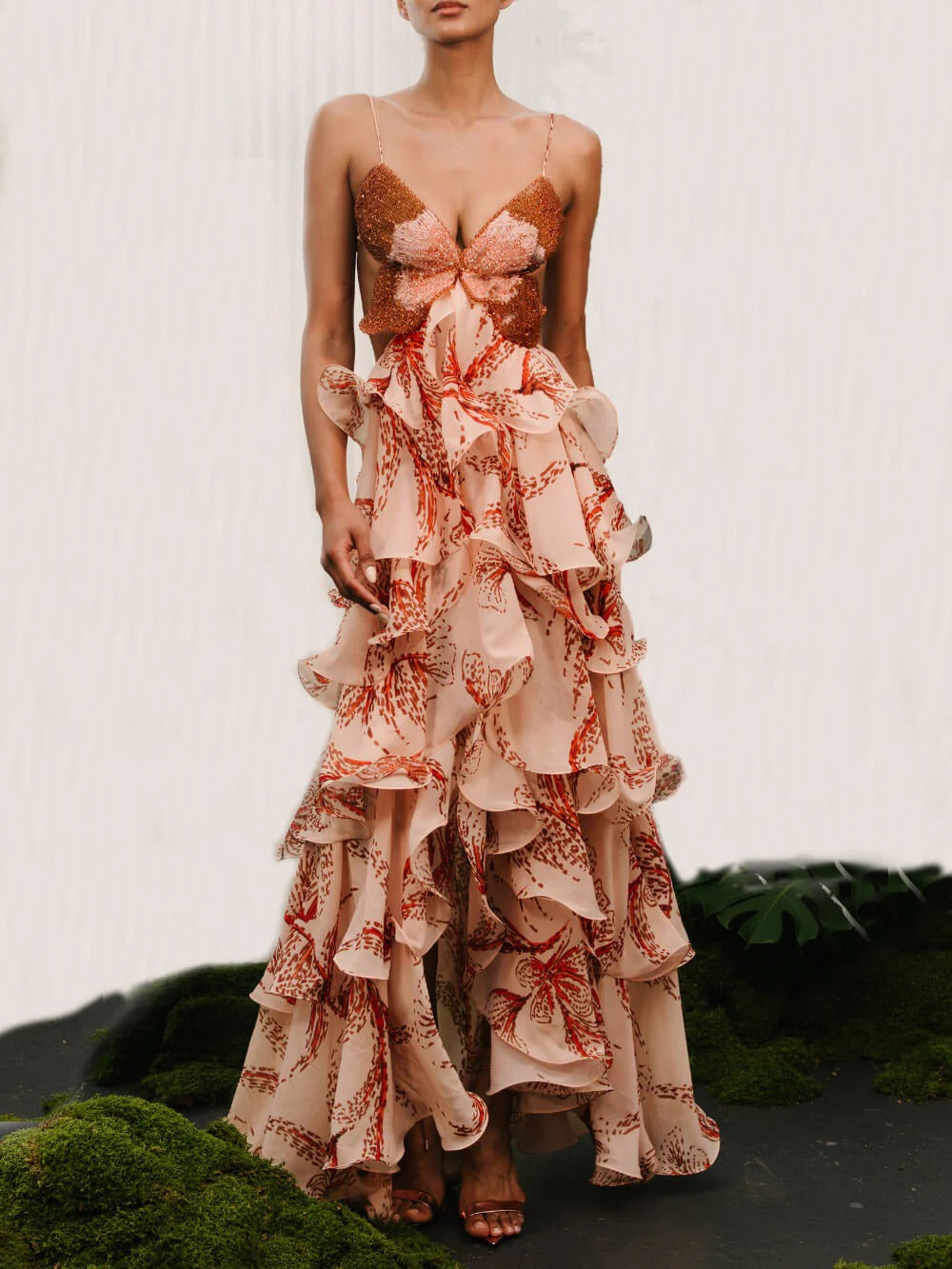 ADA | VESTIDO LARGO PAPILLON EXCLUSIVO