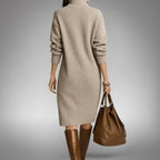 CONSTANCE | Vestido de punto suave con botones