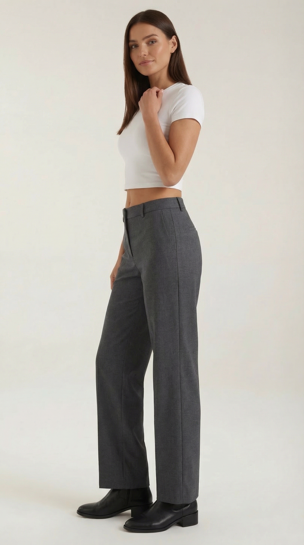 Pantalón Plisado Recto Dorothy