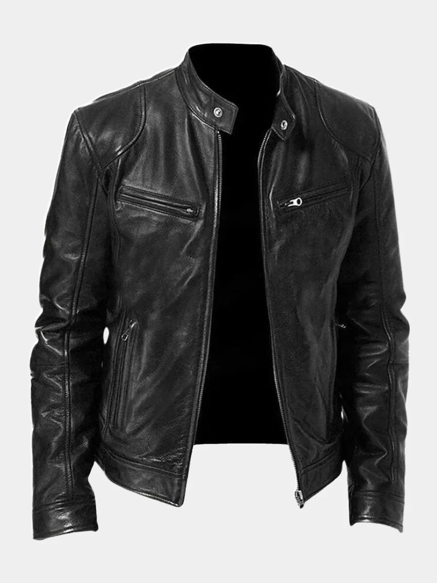 ROUSELL | CHAQUETA DE CUERO INFORMAL