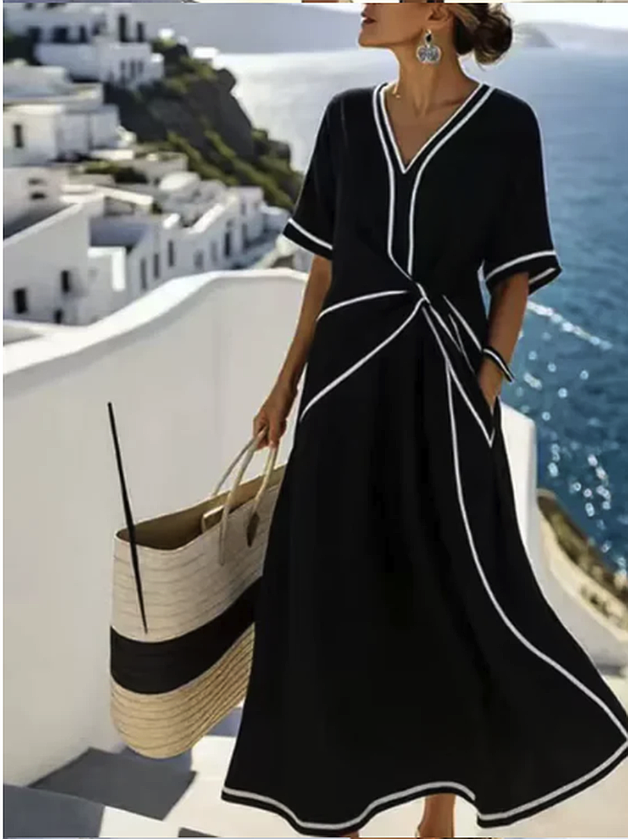 SANTORINI | VESTIDO ELEGANTE PRIMAVERAL